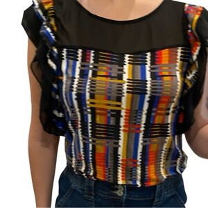 Apostrophe women’s multicolored blouse M